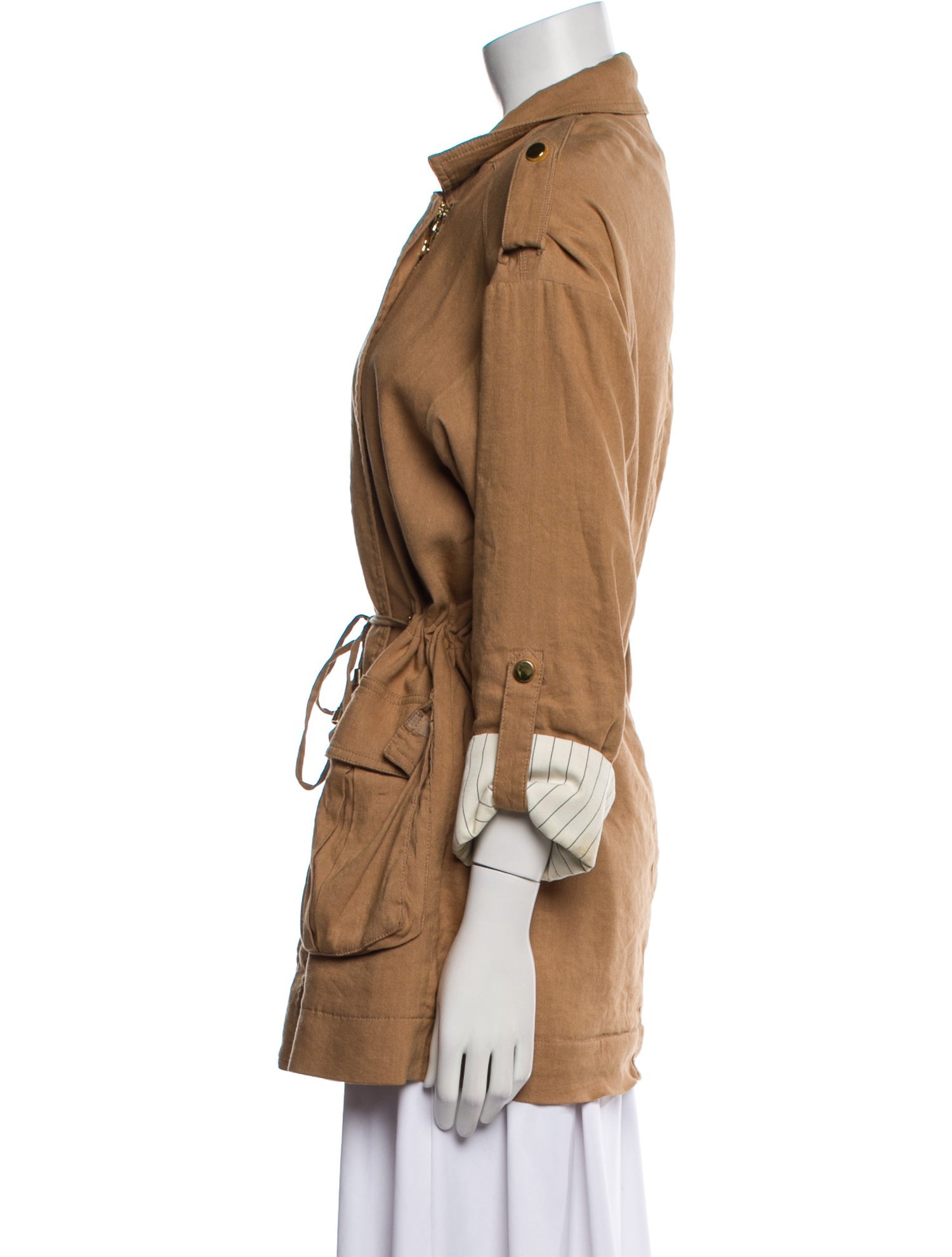 Alice + Olivia Linen Utility Jacket