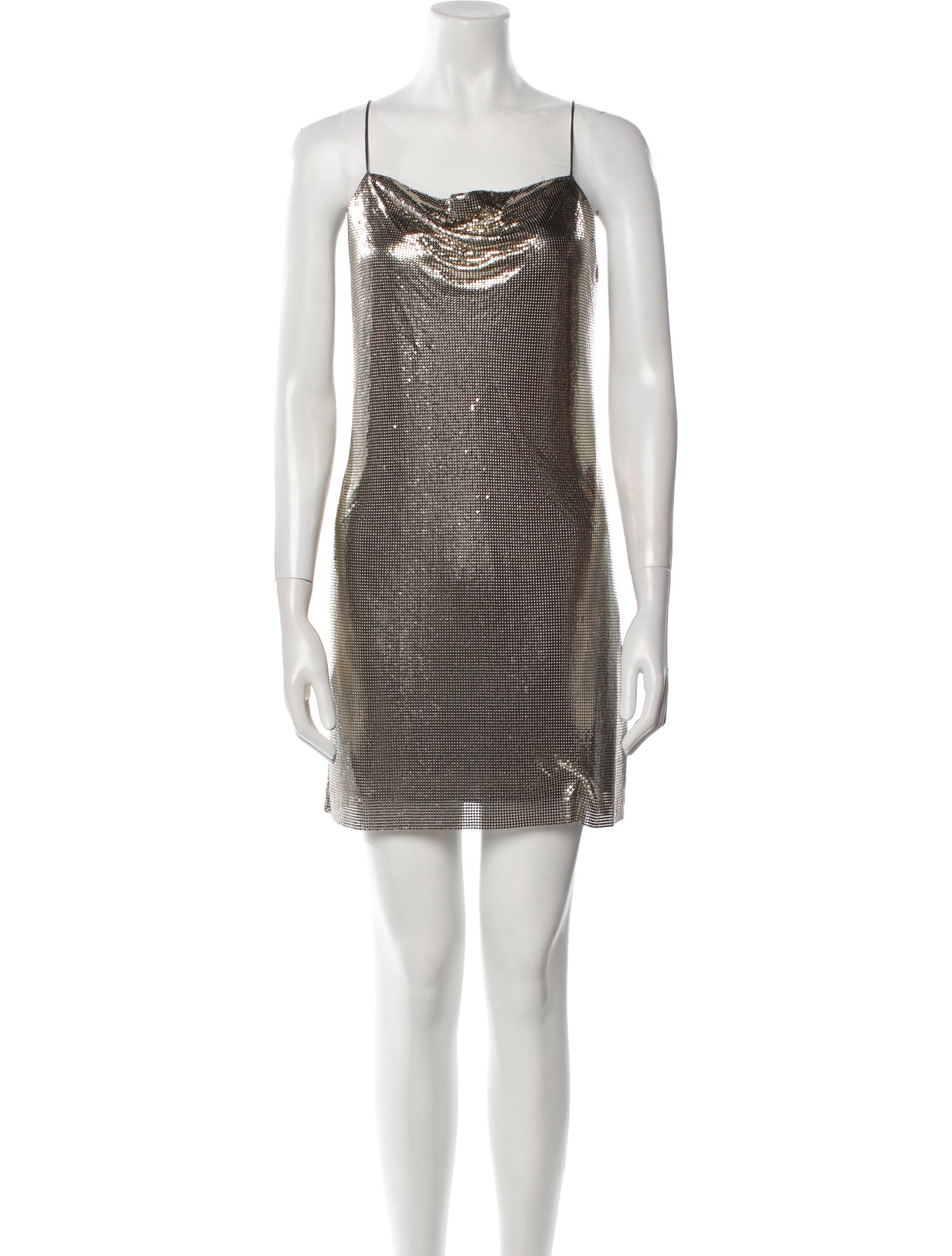 Alice + Olivia Cowl Neck Mini Dress