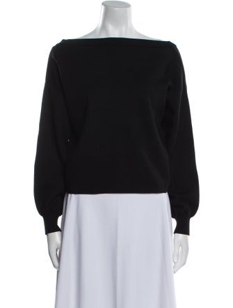 Alice + Olivia Wool Bateau Neckline Sweater