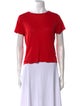 Alice + Olivia Bateau Neckline Short Sleeve T-Shirt