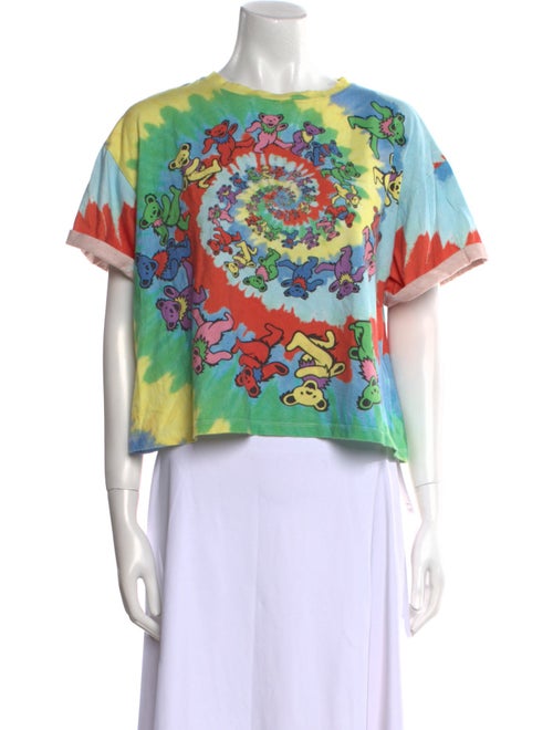 Alice + Olivia Printed Scoop Neck T-Shirt