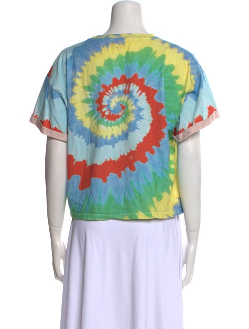 Alice + Olivia Printed Scoop Neck T-Shirt