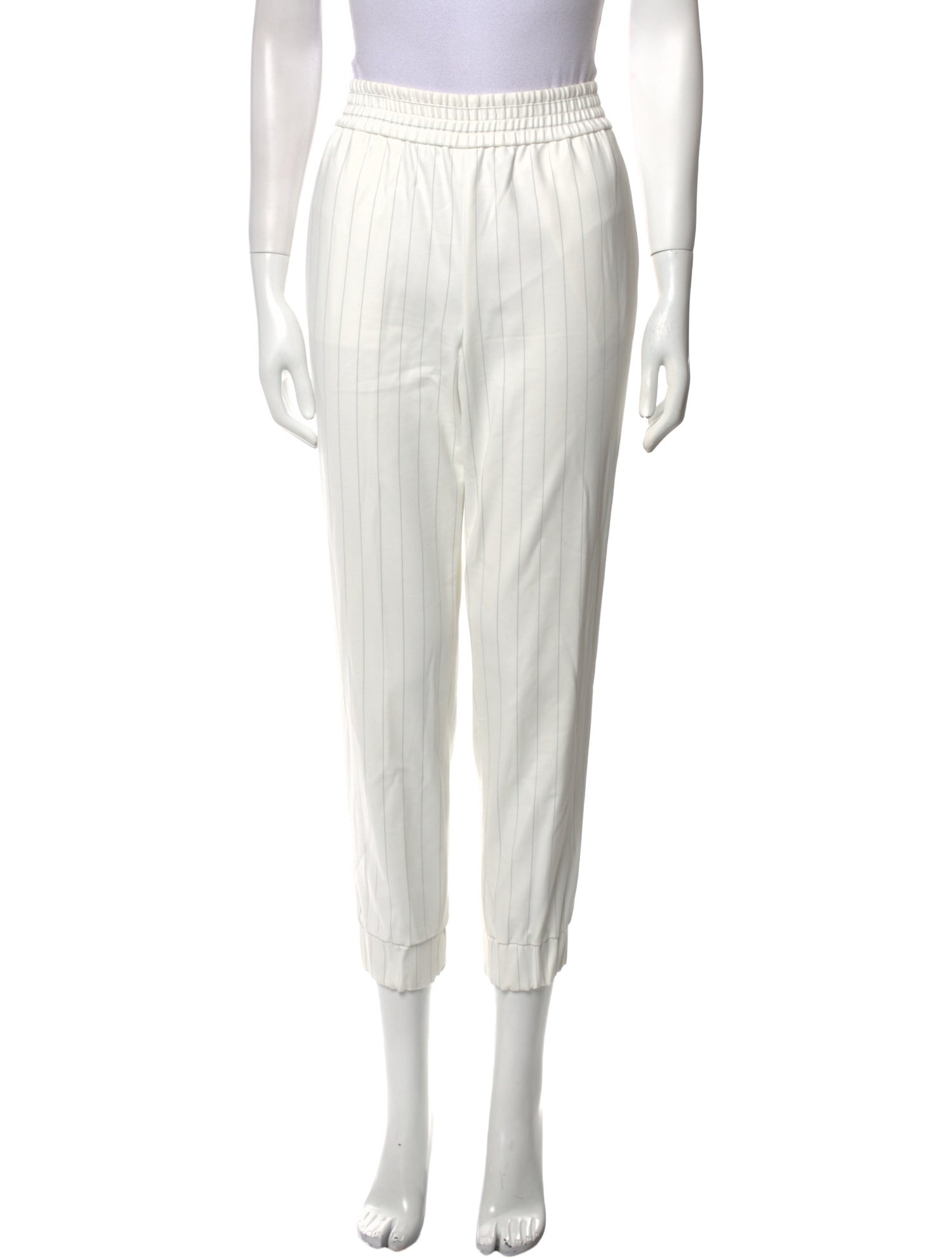 Alice + Olivia Striped Skinny Leg Pants