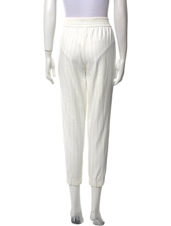 Alice + Olivia Striped Skinny Leg Pants