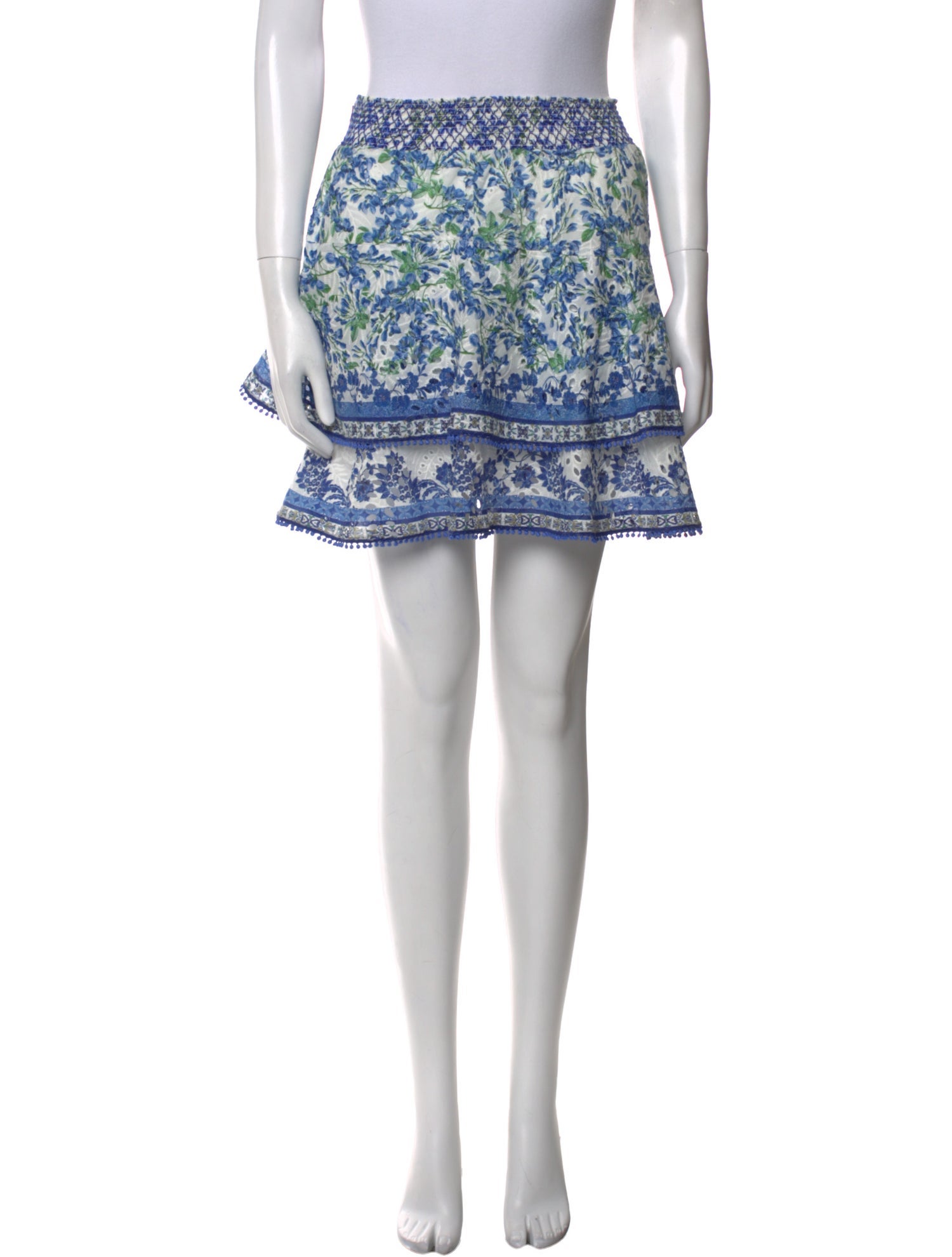 Alice + Olivia Floral Print Mini Skirt