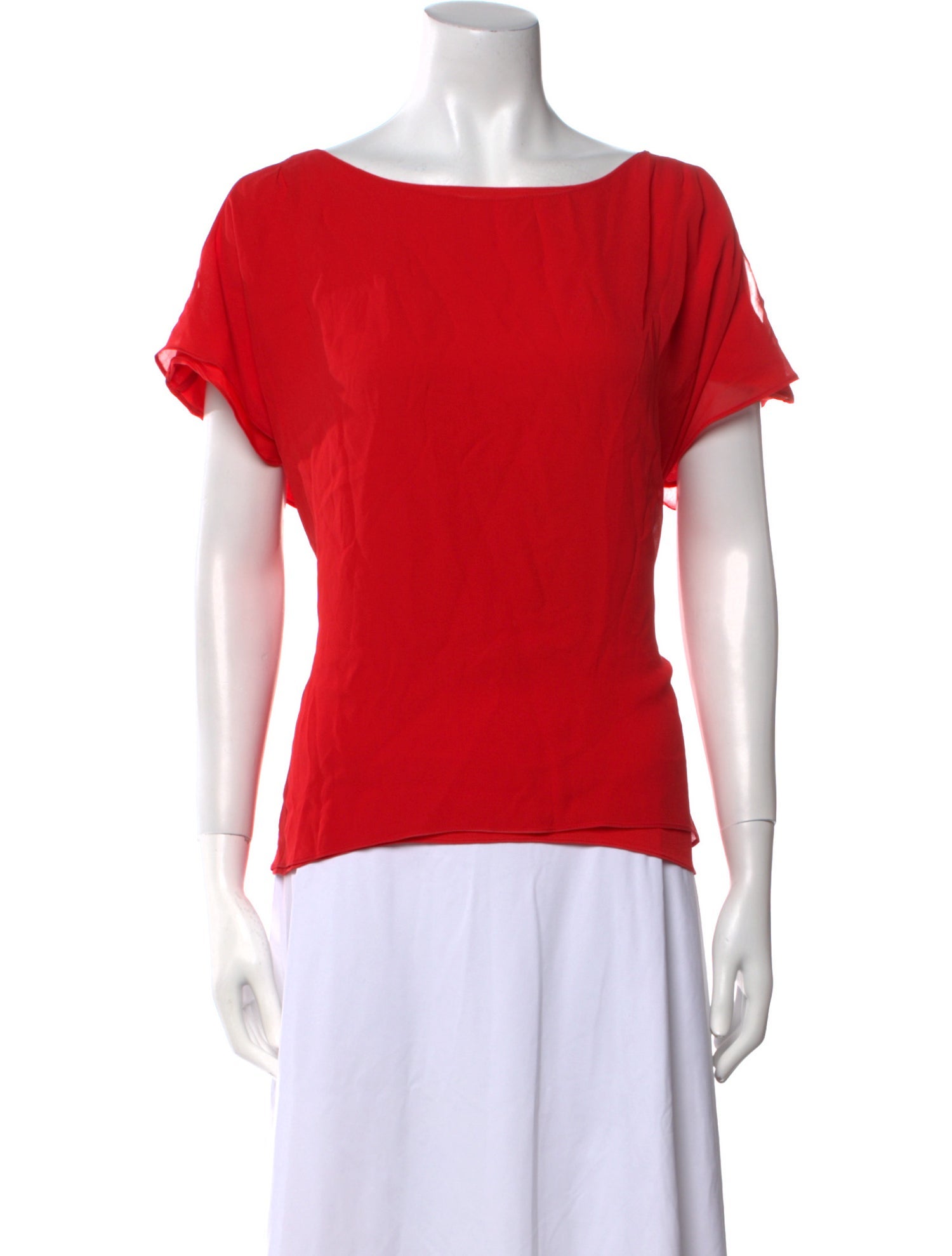 Alice + Olivia Bateau Neckline Short Sleeve T-Shirt