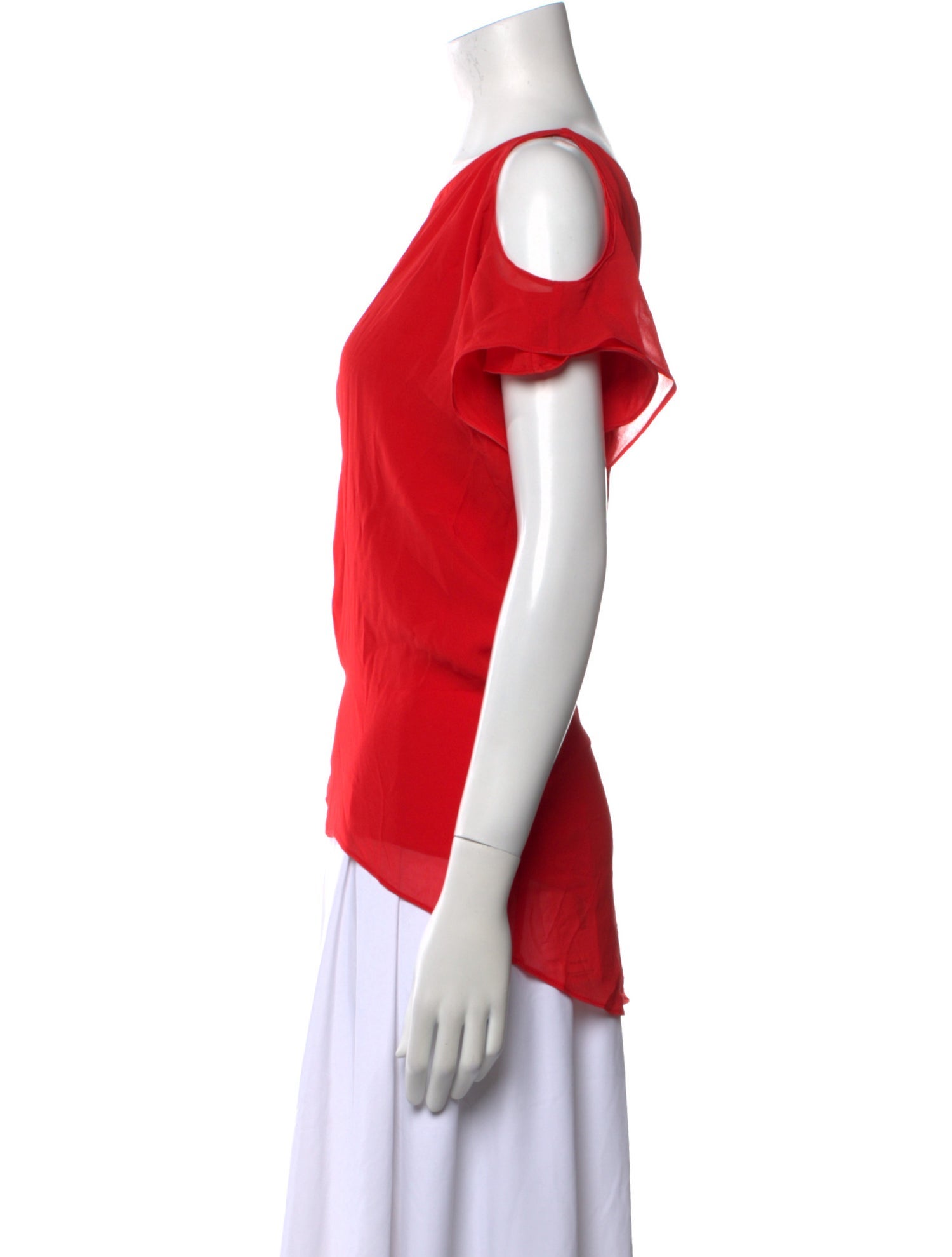 Alice + Olivia Bateau Neckline Short Sleeve T-Shirt