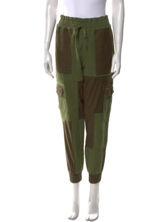 Alice + Olivia Colorblock Pattern Skinny Leg Pants