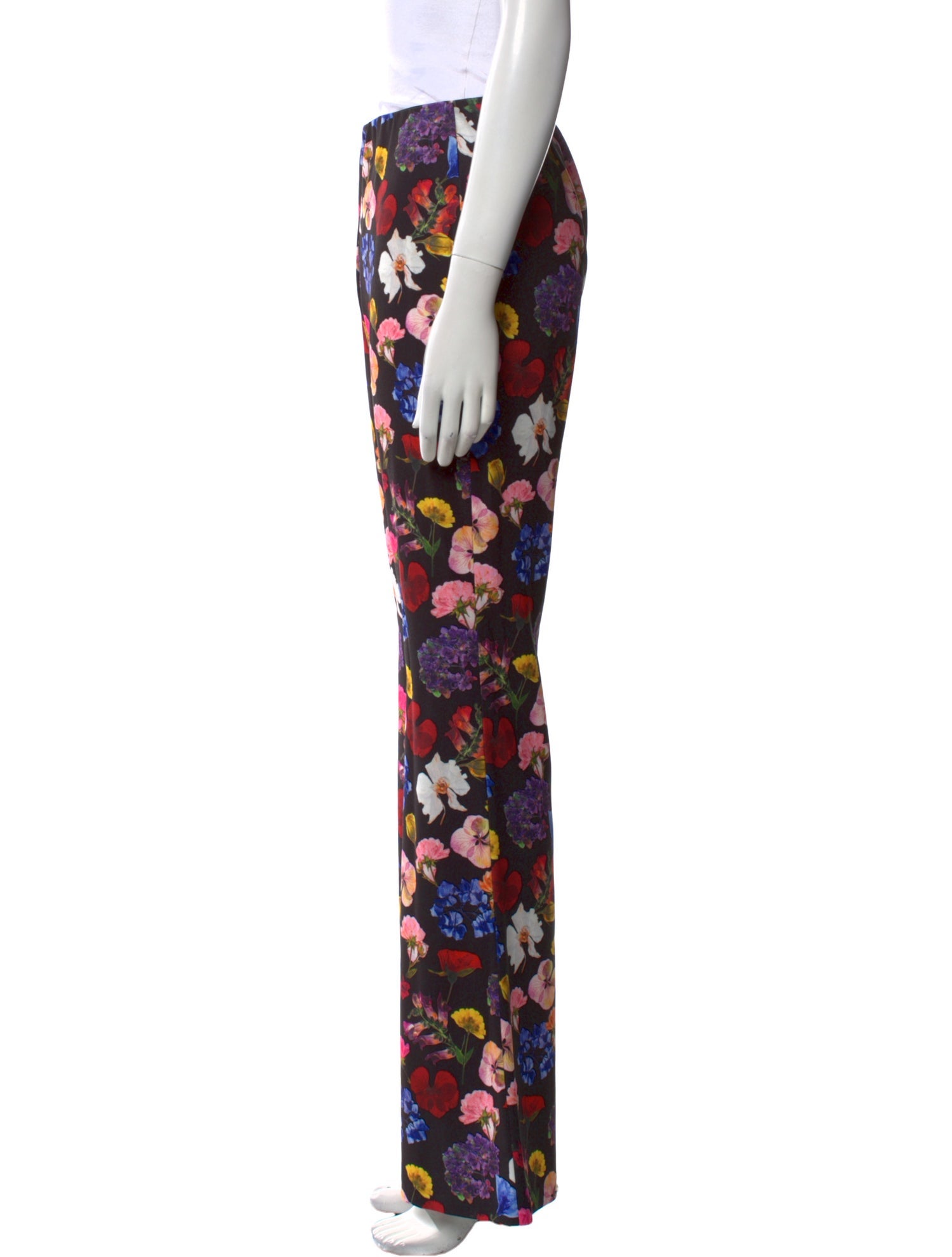 Alice + Olivia Floral Print Wide Leg Pants