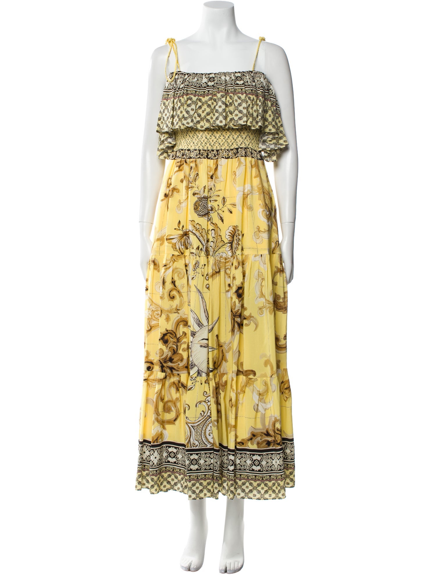 Alice + Olivia Printed Long Dress