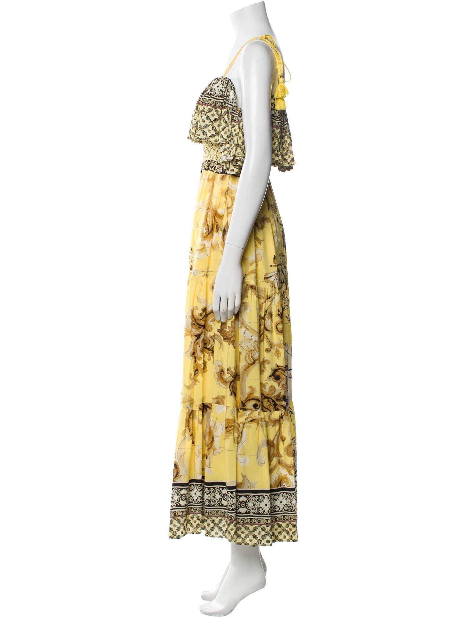 Alice + Olivia Printed Long Dress