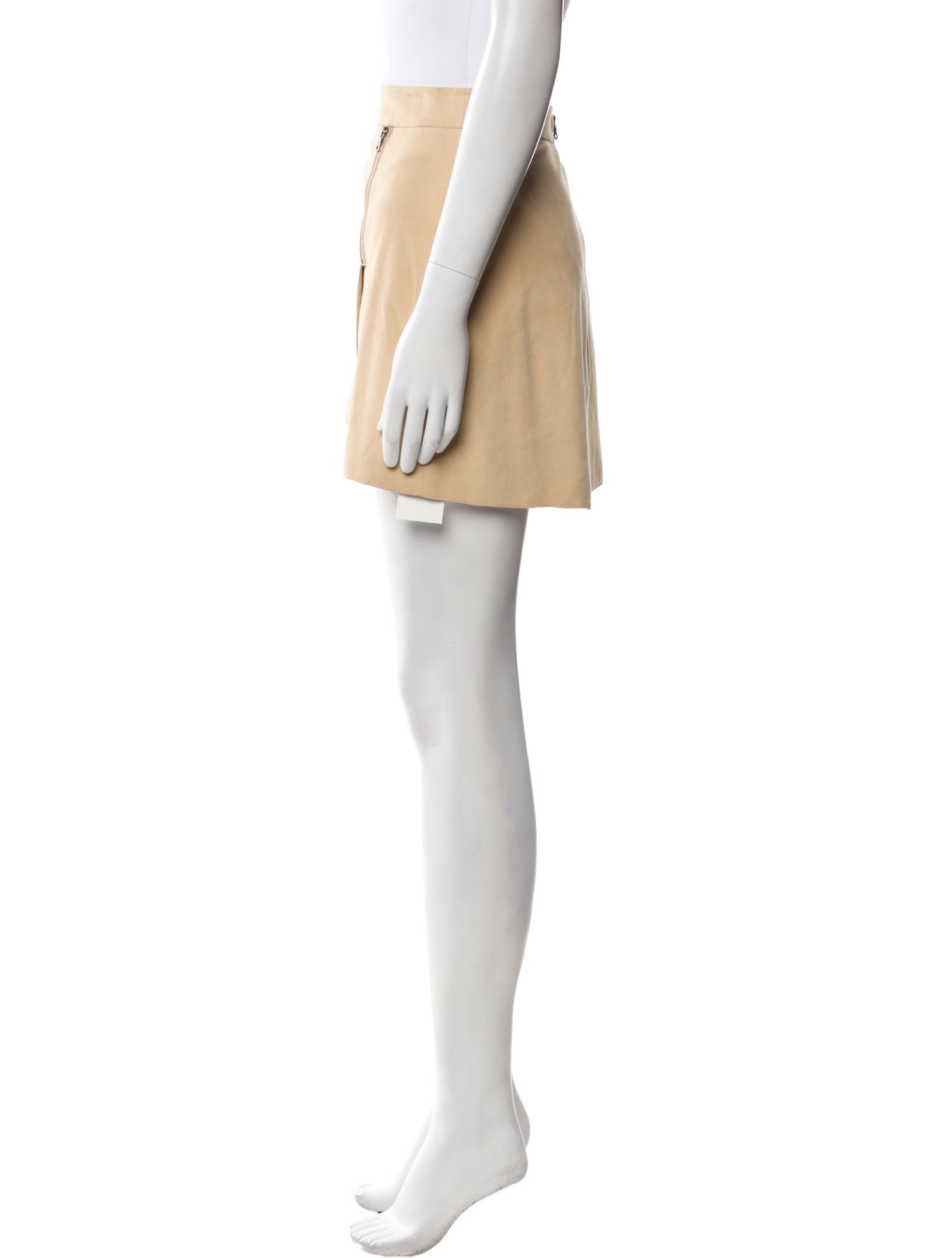 Alice + Olivia Leather Mini Skirt