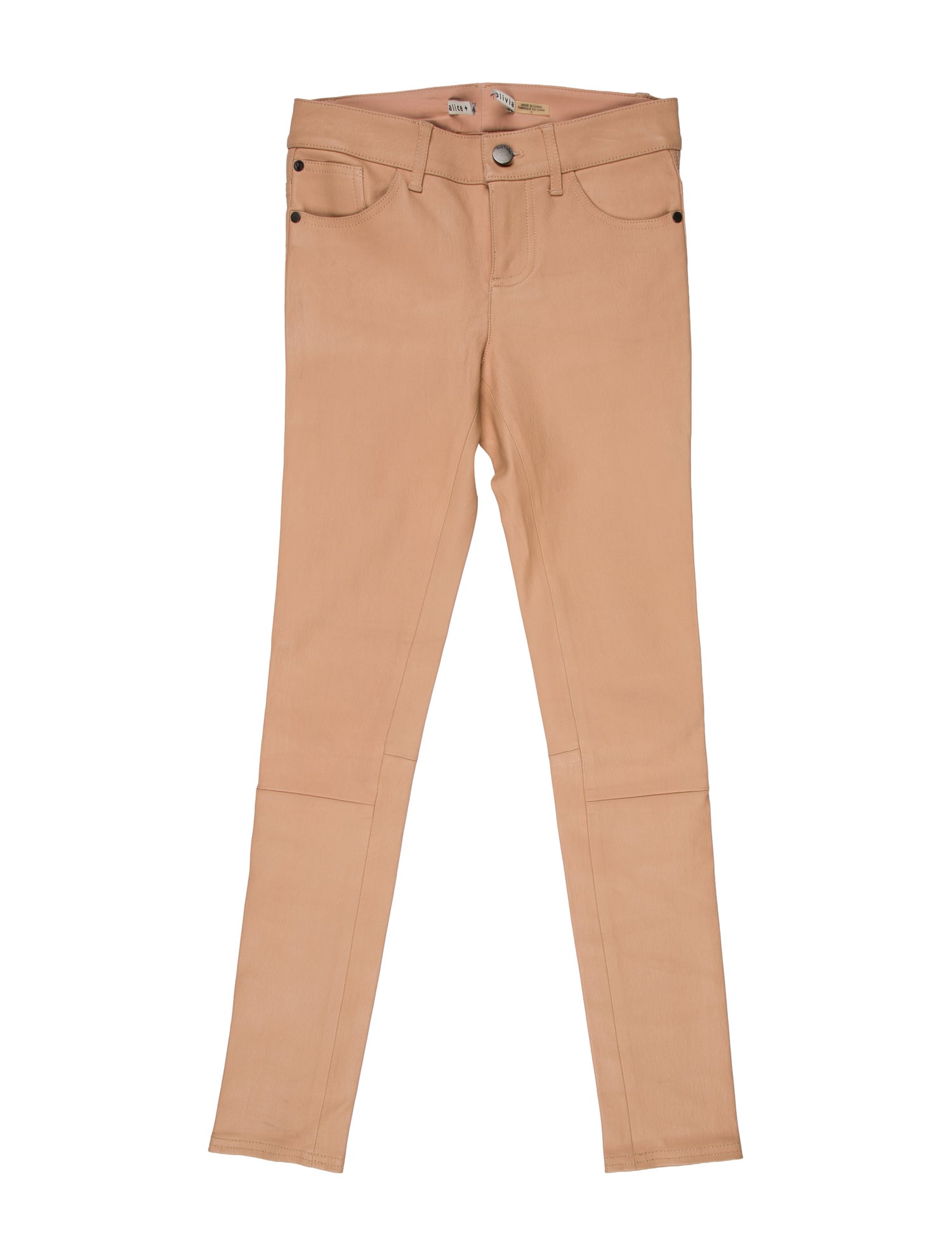 Alice + Olivia Leather Skinny Leg Pants