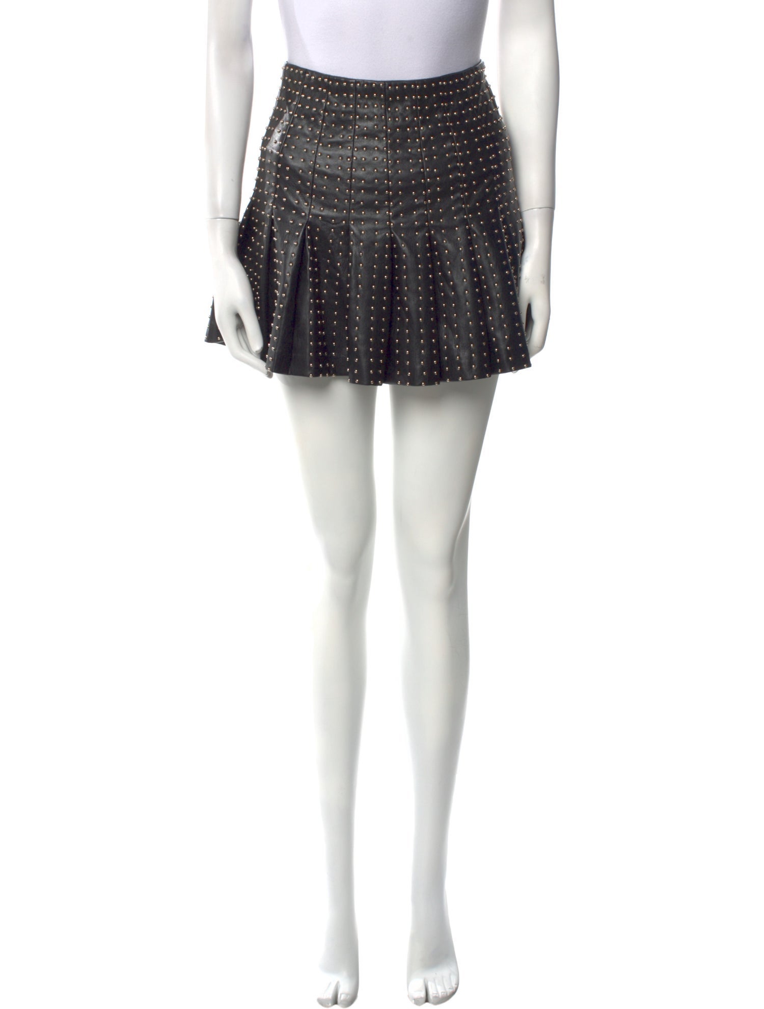 Alice + Olivia Beaded Accents Mini Skirt