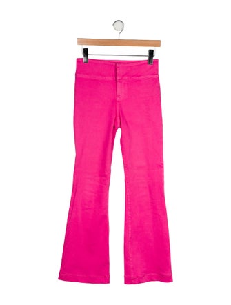 Alice + Olivia Mid-Rise Wide Leg Jeans