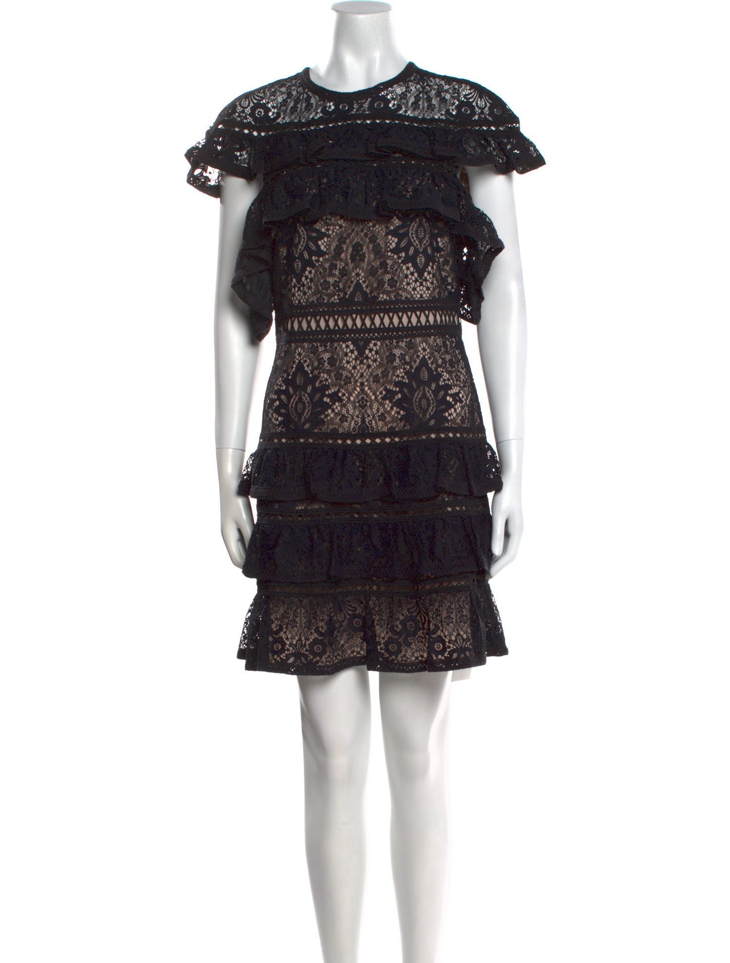 Alice + Olivia Lace Mini Dress