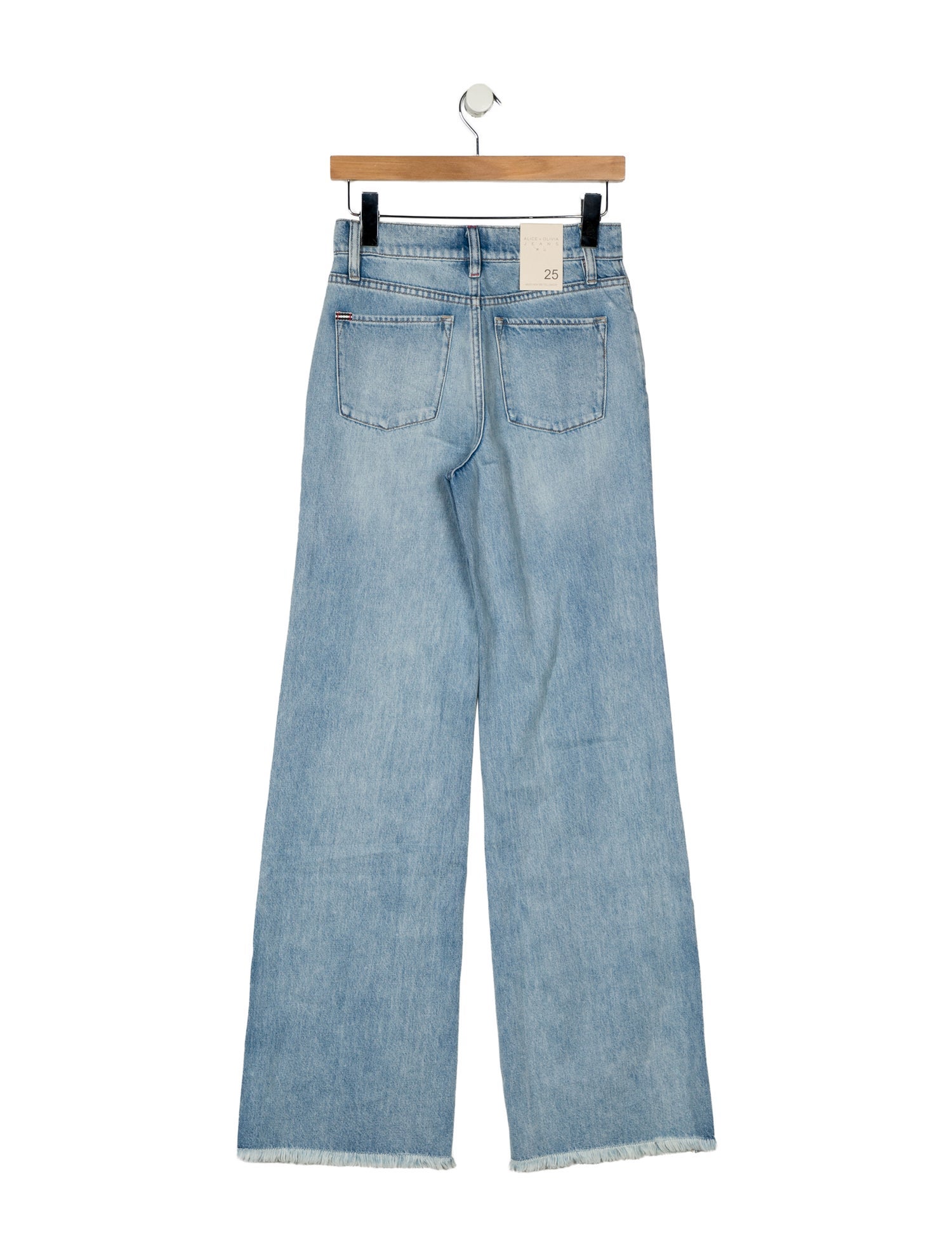 Alice + Olivia Mid-Rise Wide Leg Jeans w/ Tags