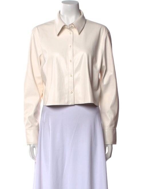 Alice + Olivia Long Sleeve Button-Up Top