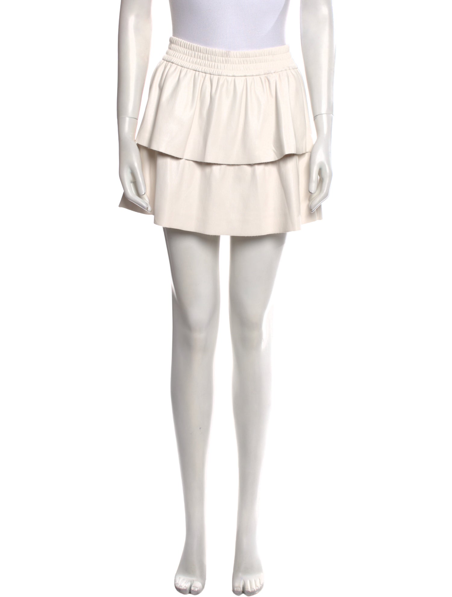 Alice + Olivia Ruffle Embellishment Mini Skirt