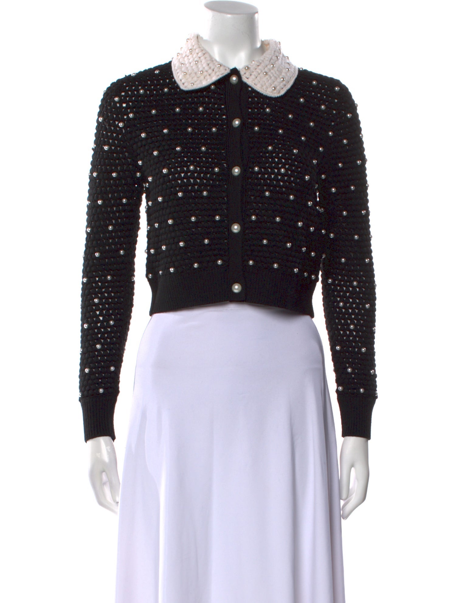 Alice + Olivia Wool Printed Sweater