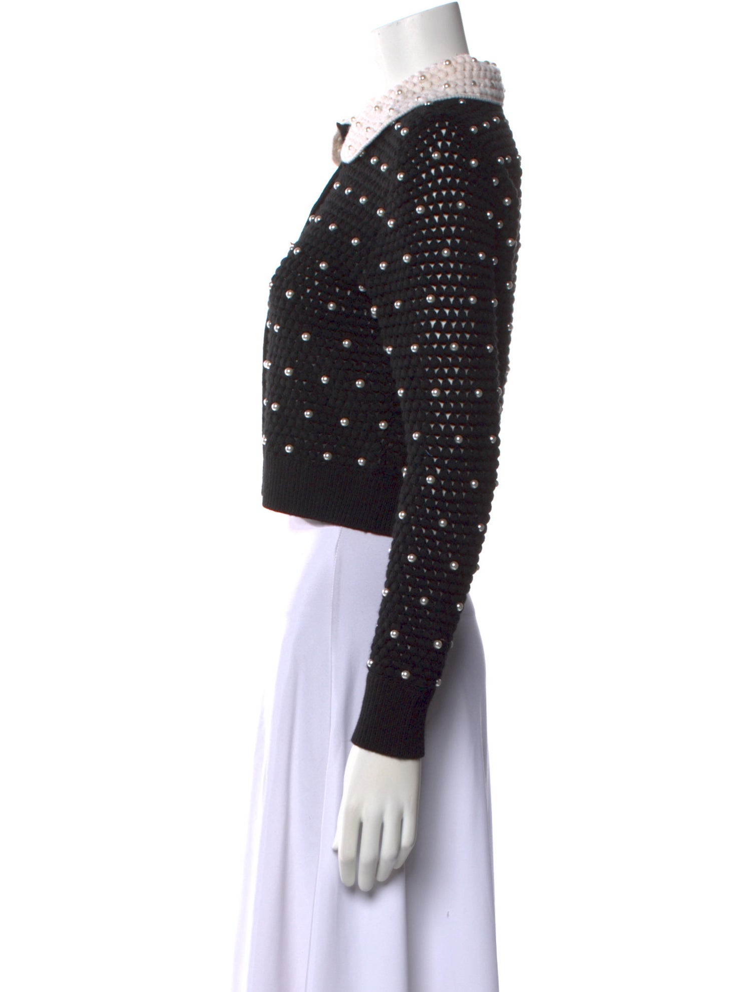 Alice + Olivia Wool Printed Sweater