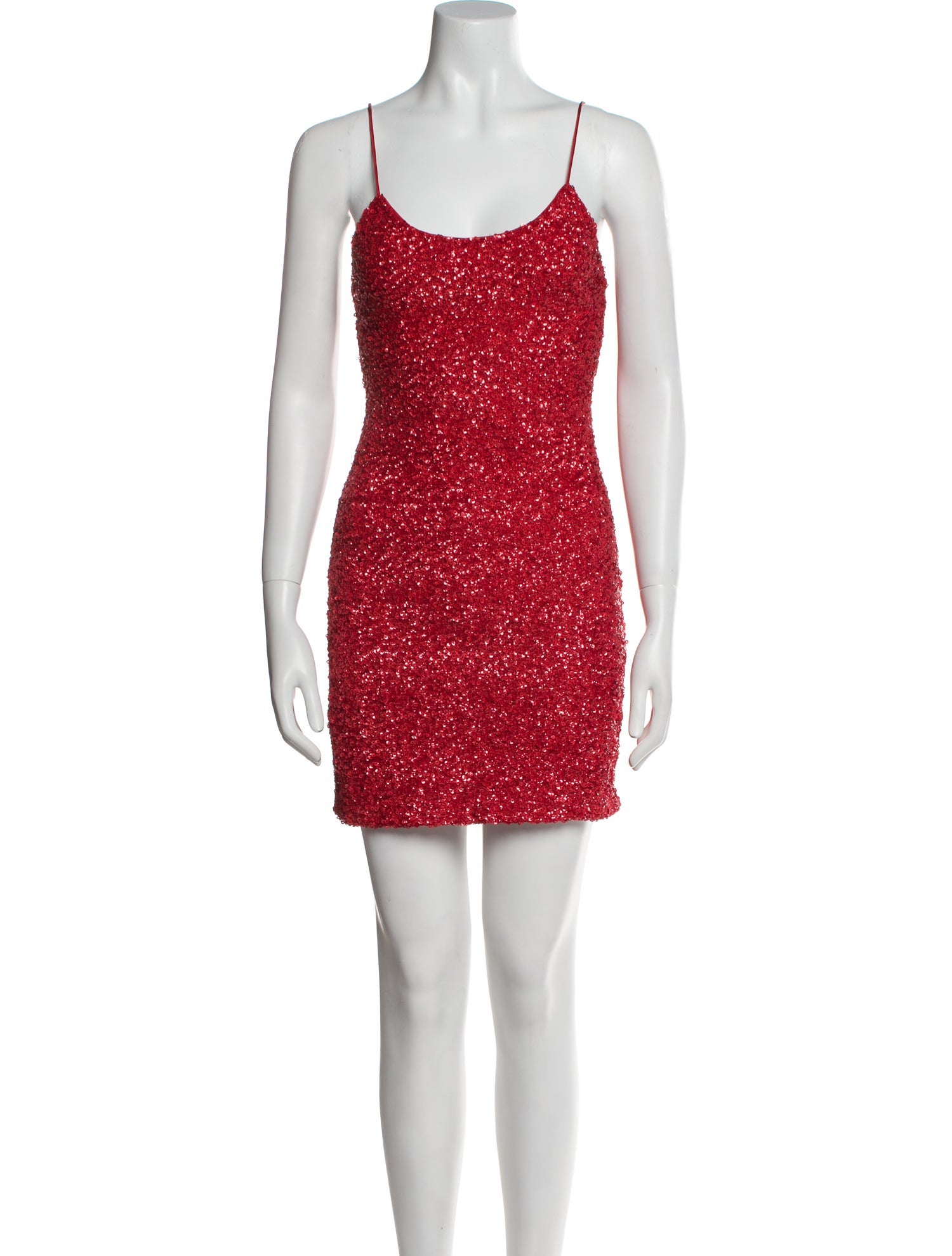 Alice + Olivia Scoop Neck Mini Dress