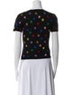 Alice + Olivia Printed Crew Neck Sweater