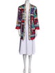 Alice + Olivia Printed Open Front Tunic