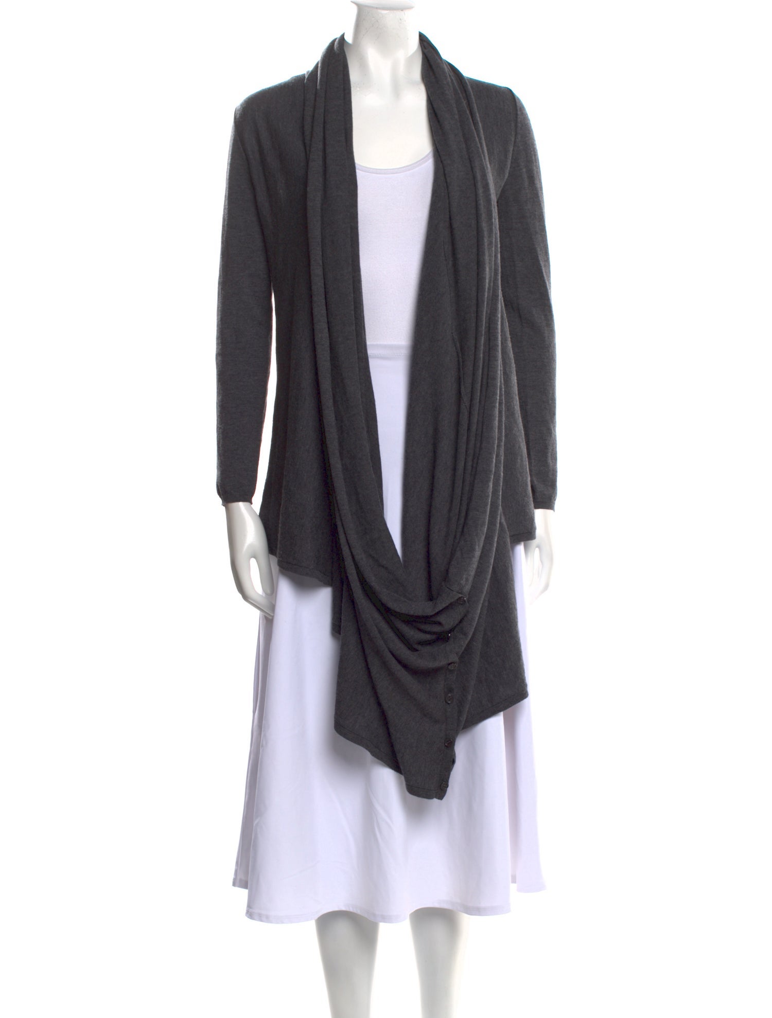 Alice + Olivia Wool Open Front Sweater