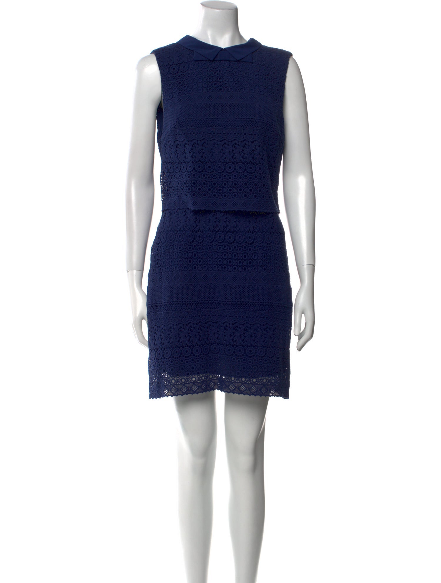 Alice + Olivia Crew Neck Mini Dress