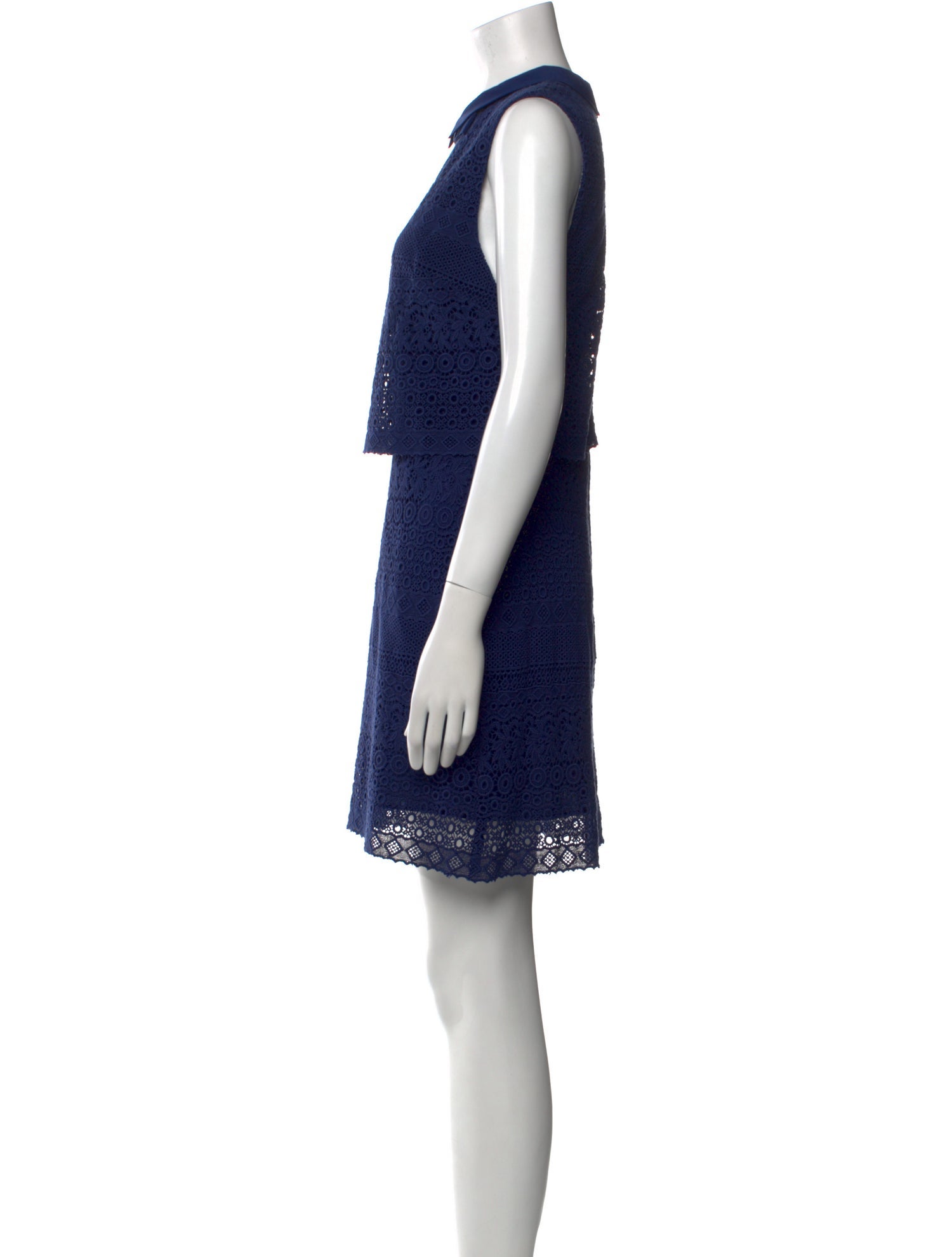 Alice + Olivia Crew Neck Mini Dress