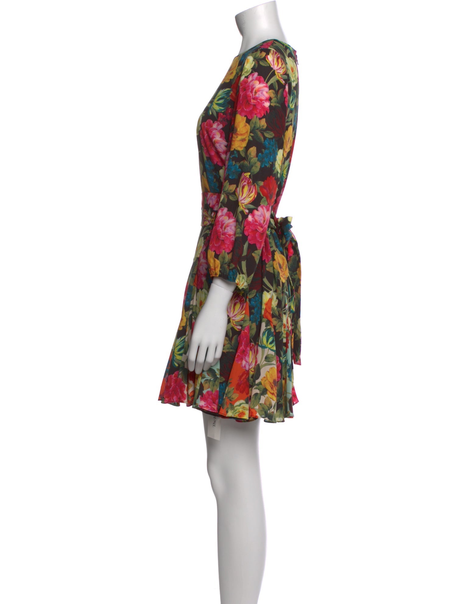 Alice + Olivia Floral Print Mini Dress