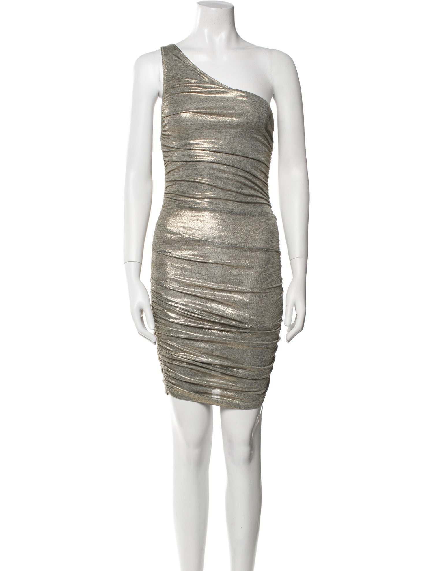 Alice + Olivia One-Shoulder Mini Dress w/ Tags