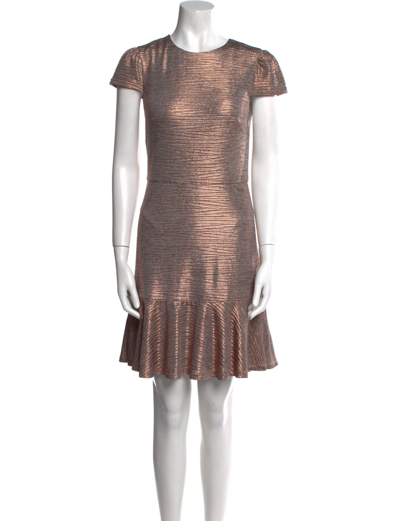 Alice + Olivia Crew Neck Mini Dress