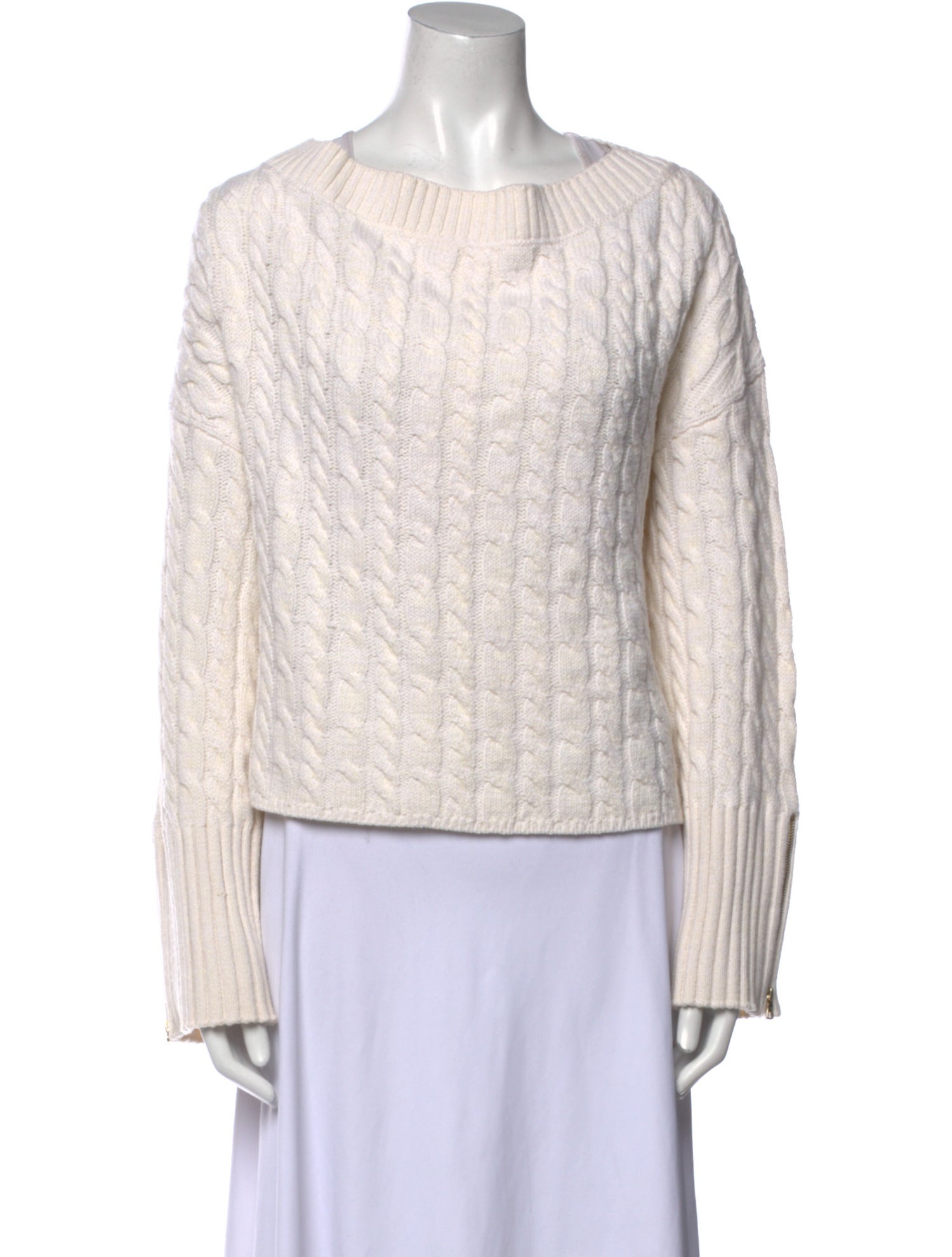 Alice + Olivia Wool Bateau Neckline Sweater