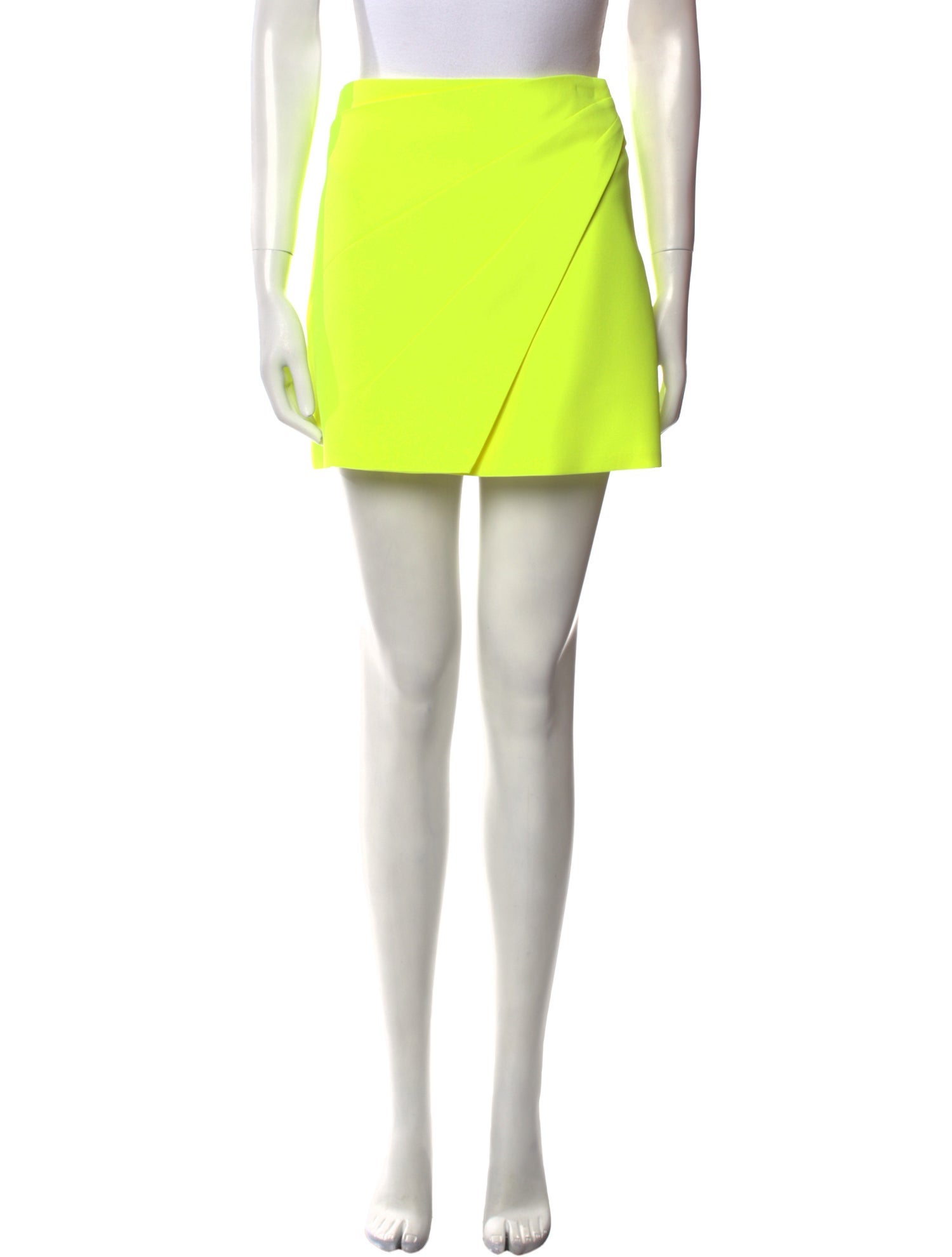 Alice + Olivia Pleated Accents Mini Skirt