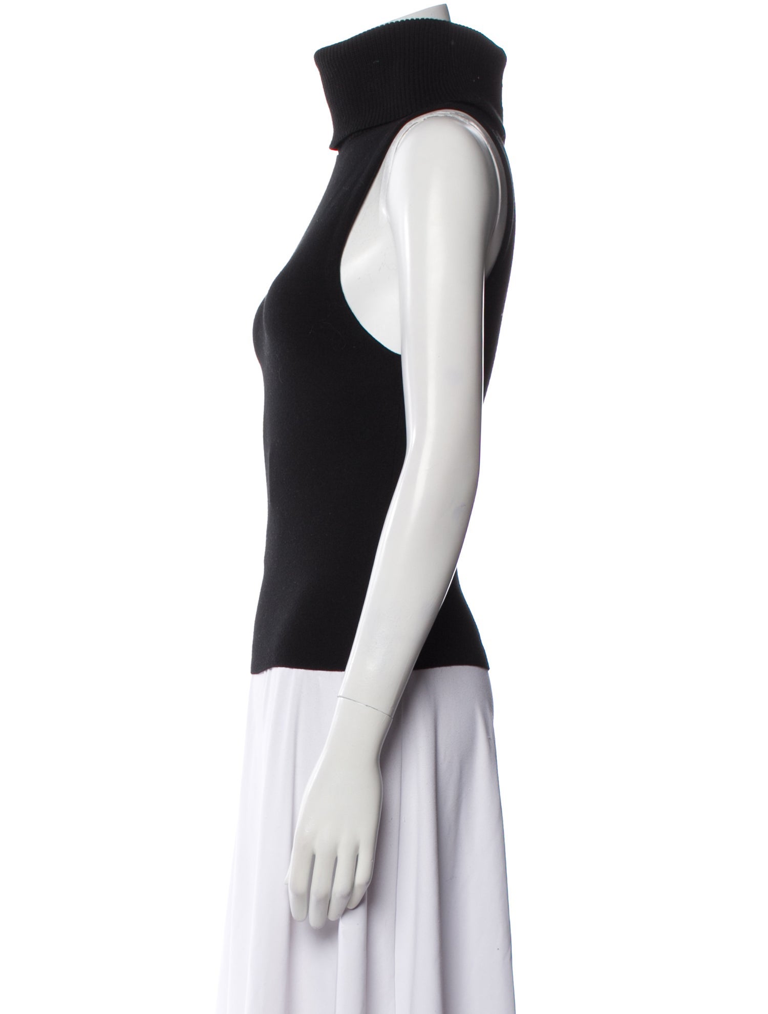 Alice + Olivia Turtleneck Sleeveless Top