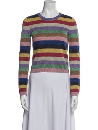 Alice + Olivia Wool Striped Sweater