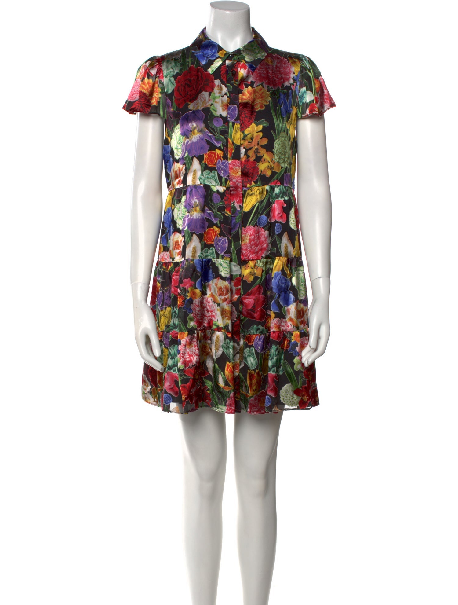 Alice + Olivia Printed Mini Dress