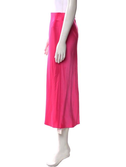 Alice + Olivia Satin Midi Length Skirt