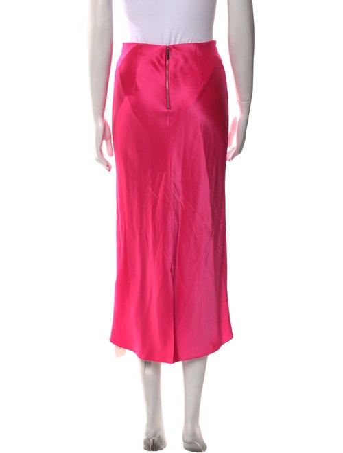 Alice + Olivia Satin Midi Length Skirt