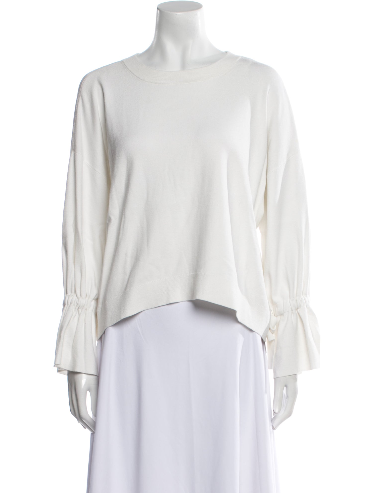 Alice + Olivia Scoop Neck Long Sleeve Sweatshirt
