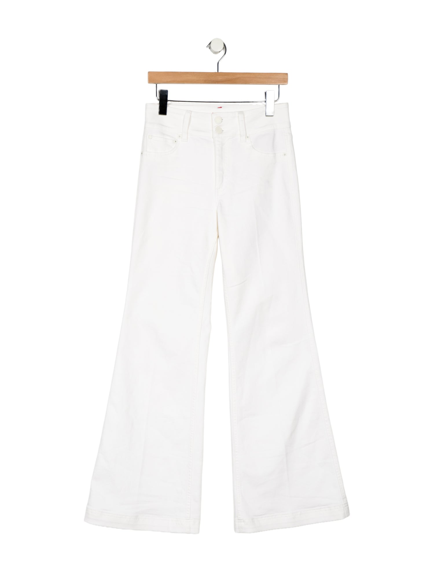 Alice + Olivia Mid-Rise Wide Leg Jeans