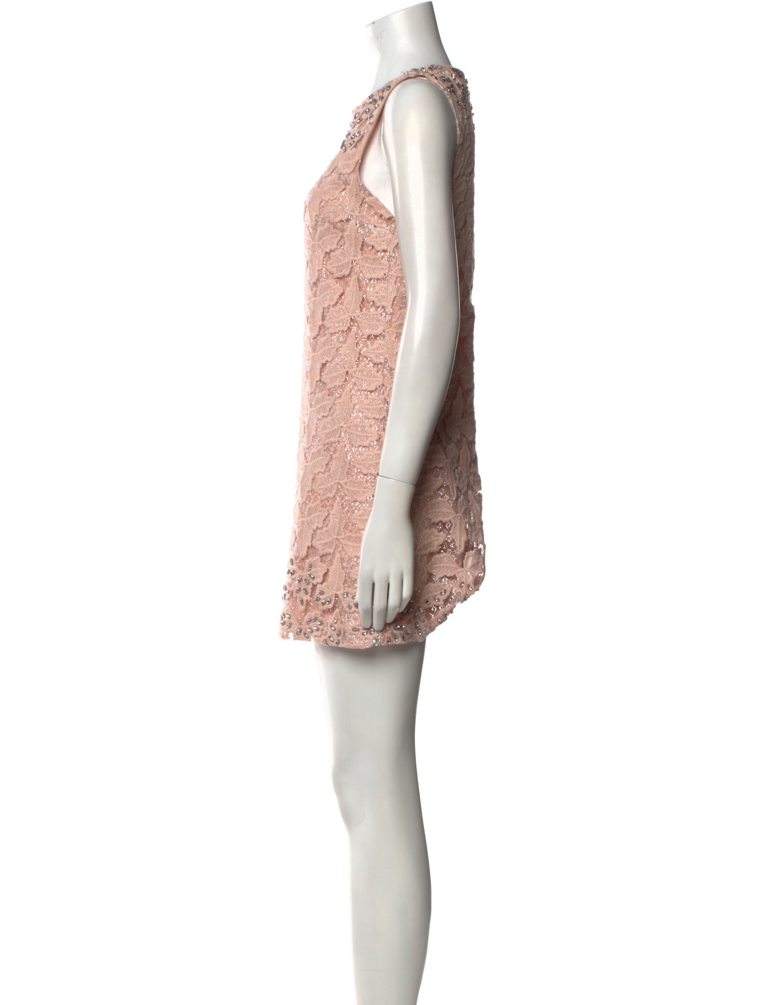 Alice + Olivia Bateau Neckline Mini Dress