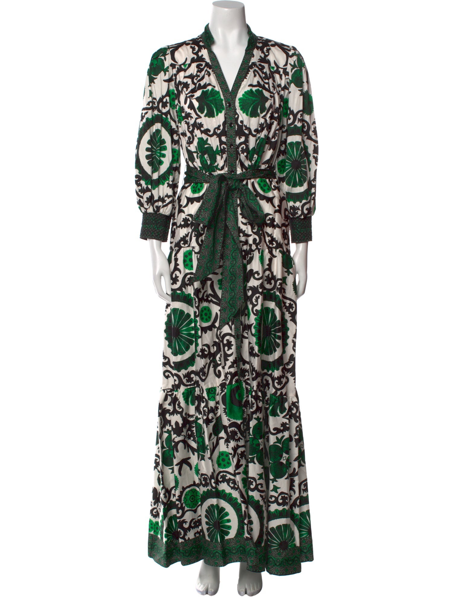 Alice + Olivia Printed Long Dress