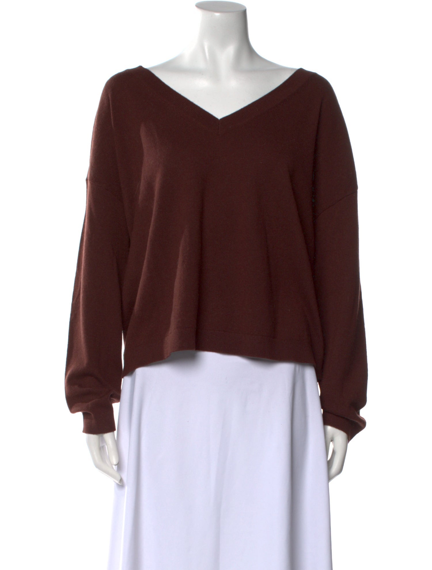 Alice + Olivia Cashmere V-Neck Sweater