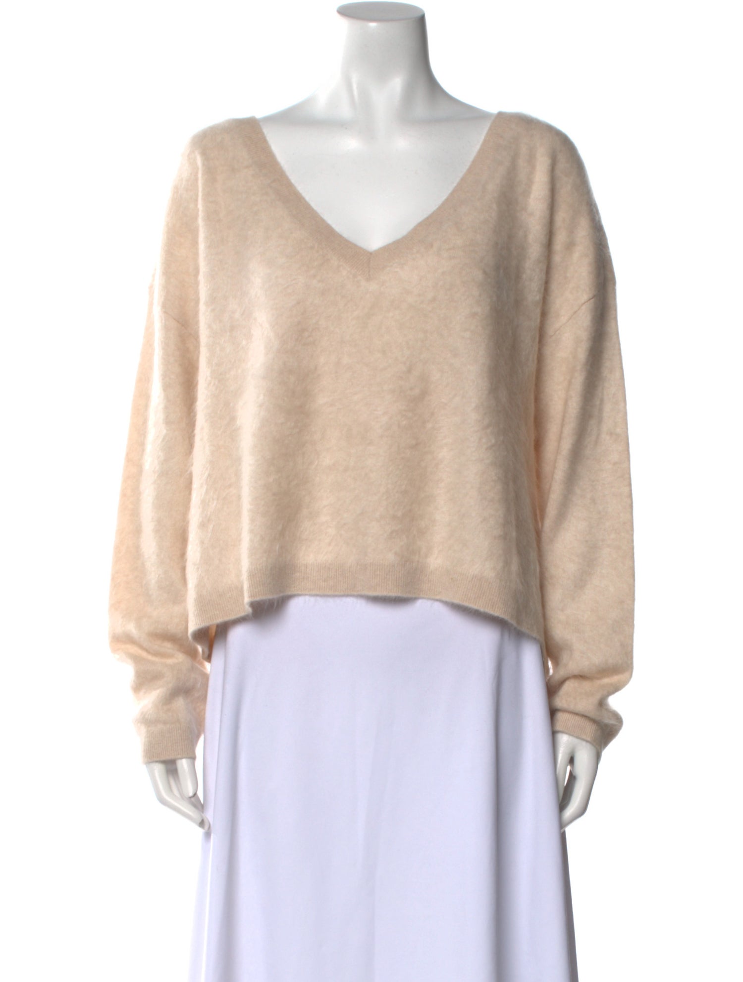 Alice + Olivia Cashmere V-Neck Sweater