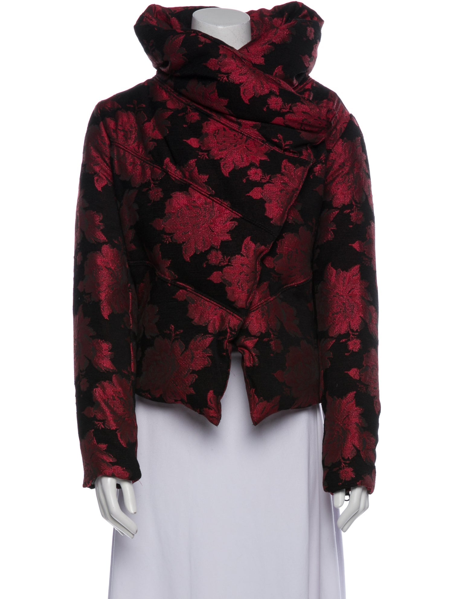 Alice + Olivia Floral Print Down Jacket