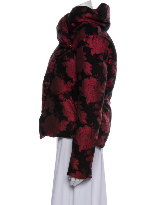 Alice + Olivia Floral Print Down Jacket