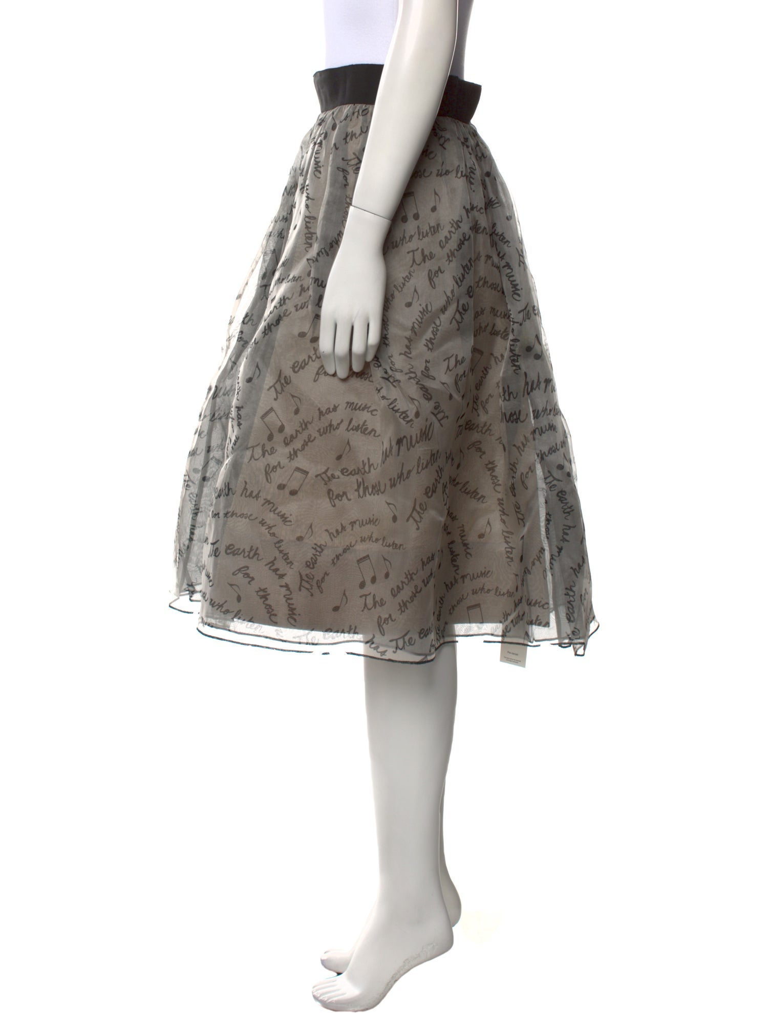 Alice + Olivia Silk Knee-Length Skirt w/ Tags